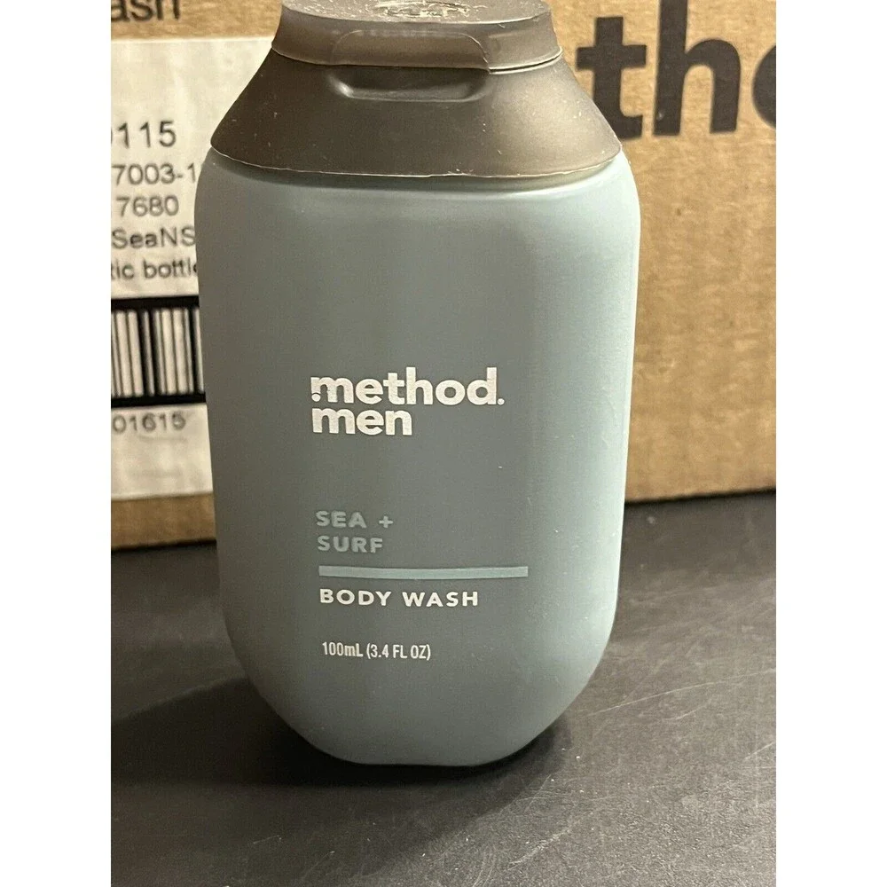 Lot of 12 Method Men Sea & Surf Body Wash 3.4oz